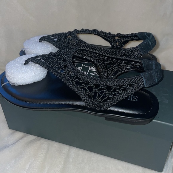 Anthropologie SILENT D ALDEN Sandal in Black - Picture 10 of 12